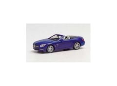 Mercedes Benz SL class convertible, blue