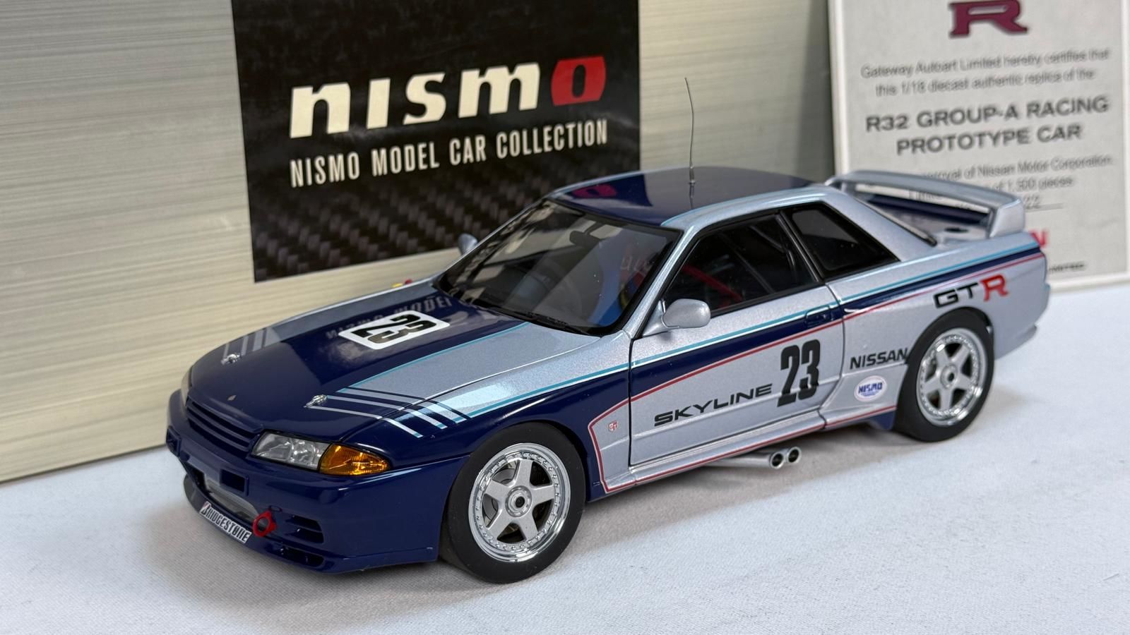AUTOART - NISSAN - SKYLİNE (R32) NISMO GROUP-A RACING PROTOYPE GT-R #23