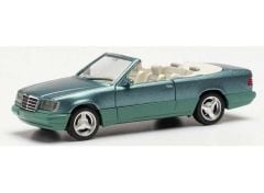 1/87 Mercedes Benz 320 CE Cabrio + Brabus rims, green metallic