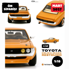 Ön Sipariş - 1/18 OTTO Toyota Celica (RA24) Restomod Pearl Orange 2015 - OT1274