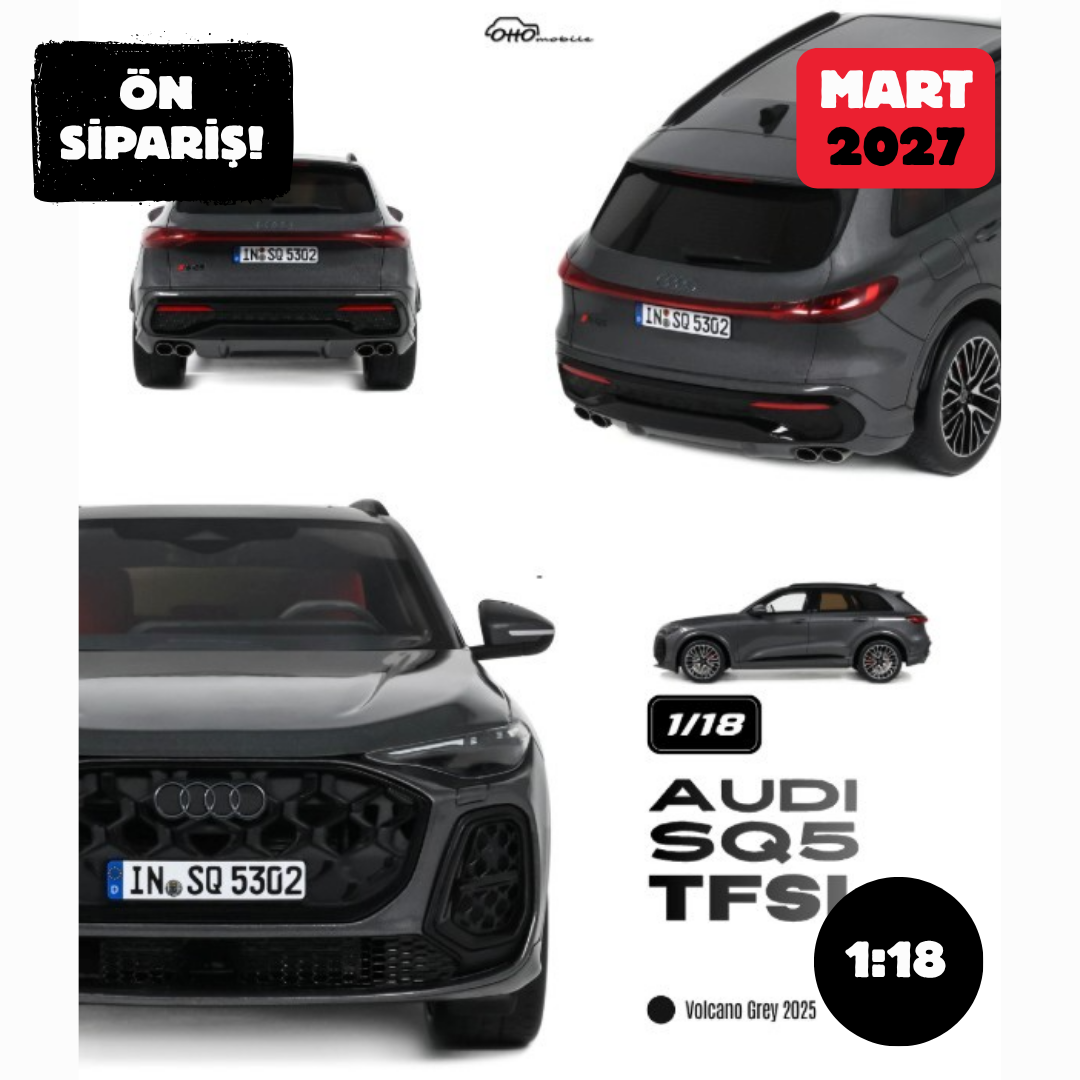 Ön Sipariş - 1/18 OTTO Audi SQ5 TFSI Volcano Grey 2025 - OT1348