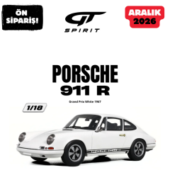 Ön Sipariş - 1/18 GT SPIRIT  PORSCHE 911 R, GRAND PRIX WHITE - GT596