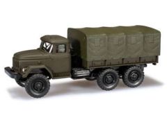1/87 ZIL 131 Curtainsider Truck, green