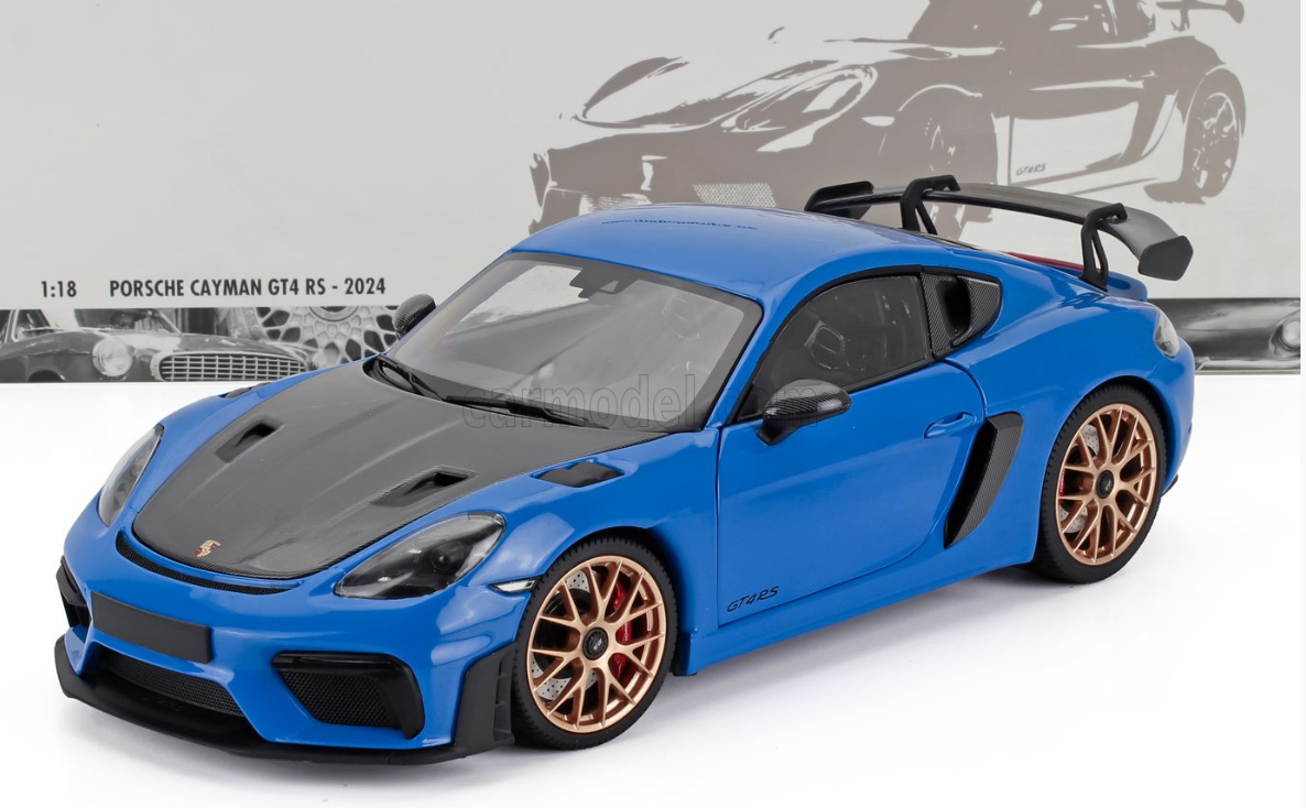 1/18 MINICHAMPS - PORSCHE - CAYMAN GT4 RS WEISSACH PACKAGE 2024