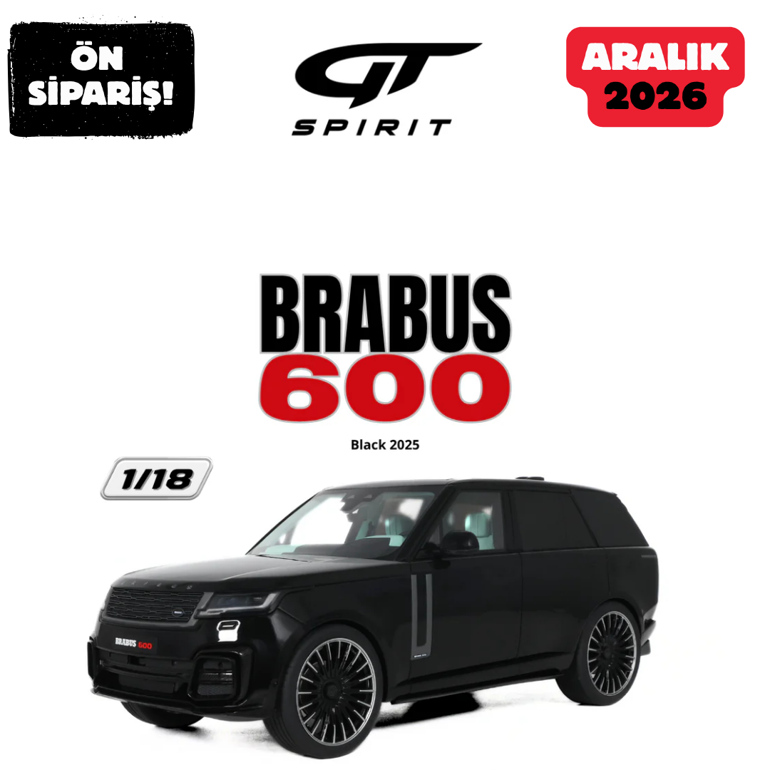 Ön Sipariş - 1/18 GT SPIRIT BRABUS Range Rover 600, BLACK - GT592