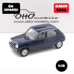 Ön Sipariş - 1/18 OTTO Renault 5 GTL blue Roi 1984 - OT1259