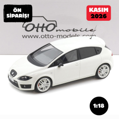 Ön Sipariş - 1/18 OTTO Seat Leon Cupra R MK2 Candy white 2010 - OT1332