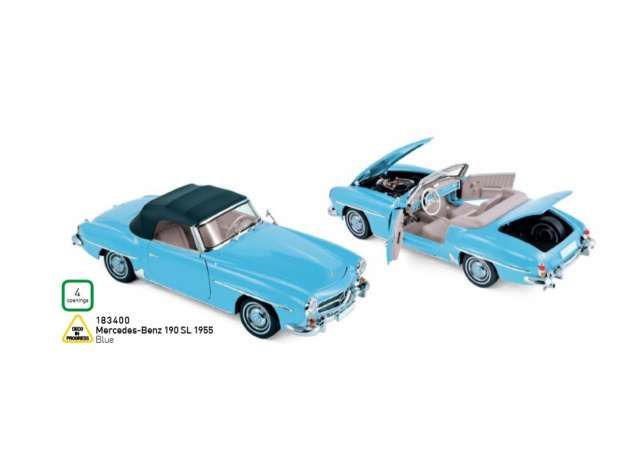 1955 Mercedes Benz 190 SL, blue