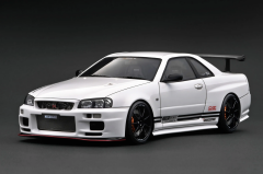 1/18 IGNITION Nissan Skyline GT-R R34 (BNR34) White TOP SECRET  - IG3642