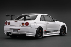 1/18 IGNITION Nissan Skyline GT-R R34 (BNR34) White TOP SECRET  - IG3642