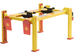 1/18 GreenLight Adjustable Four Post Lift ''Shell Oil'' #2 - 13583