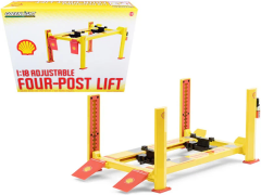 1/18 GreenLight Adjustable Four Post Lift ''Shell Oil'' #2 - 13583