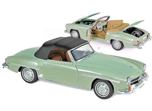 1957 Mercedes Benz 190 SL, light green
