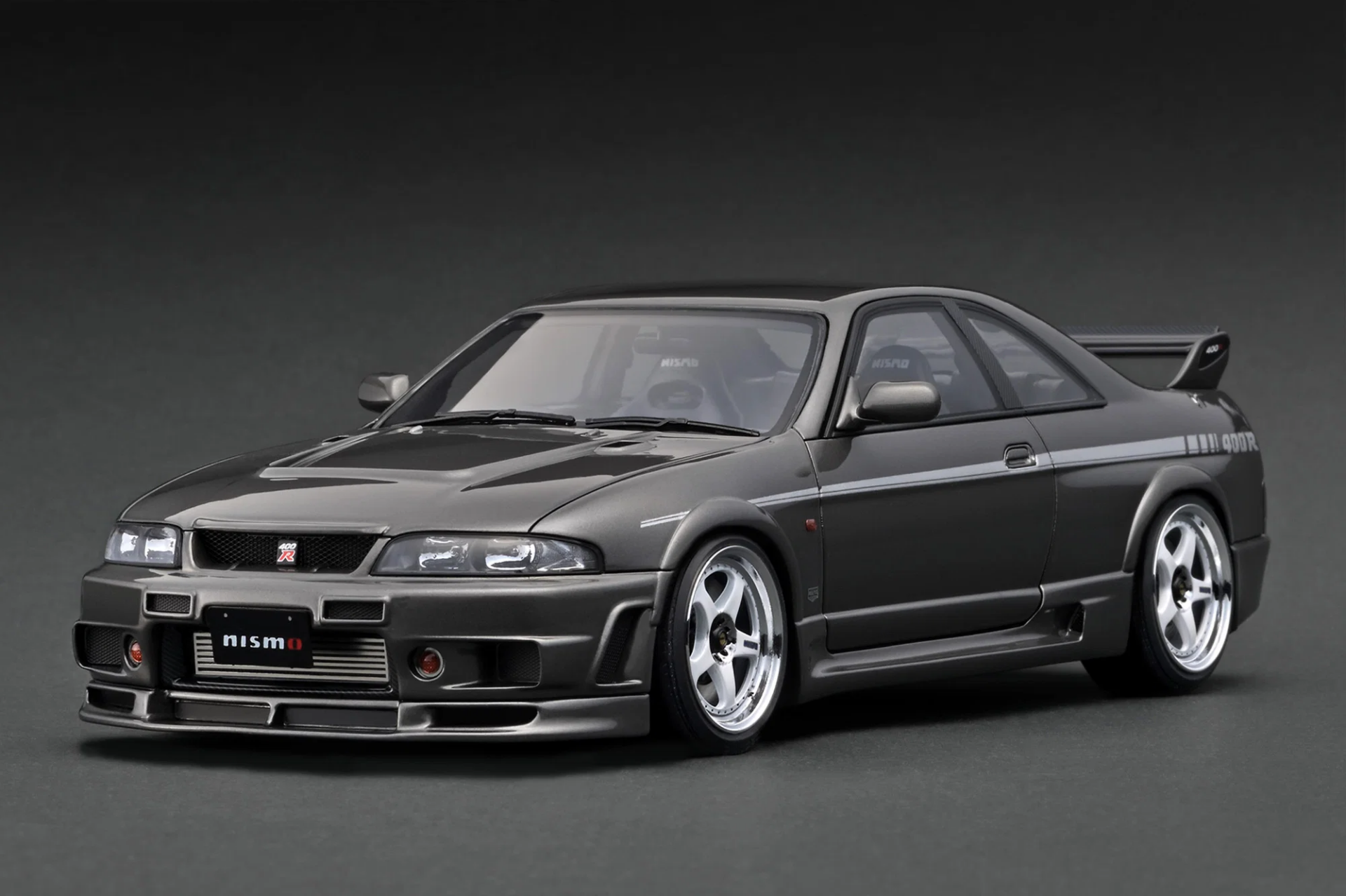 1/18 IGNITION Nissan Skyline NISMO 400R R33 (BCNR33) Dark Gray Metallic - IG3656