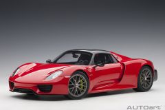 1:12 ÖLÇEK AUTOART - PORSCHE - 918 SPYDER WEISSACH PACKAGE 2013