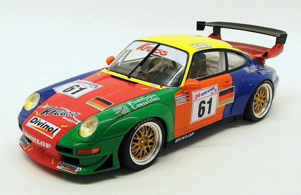 1/18 GT SPIRIT PORSCHE 911 993 GT2 #61 24 HOURS OF LE MANS 1998 MULLER TRUNK PALMBERGER  - GT754