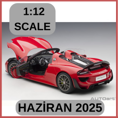 1:12 ÖLÇEK AUTOART - PORSCHE - 918 SPYDER WEISSACH PACKAGE 2013
