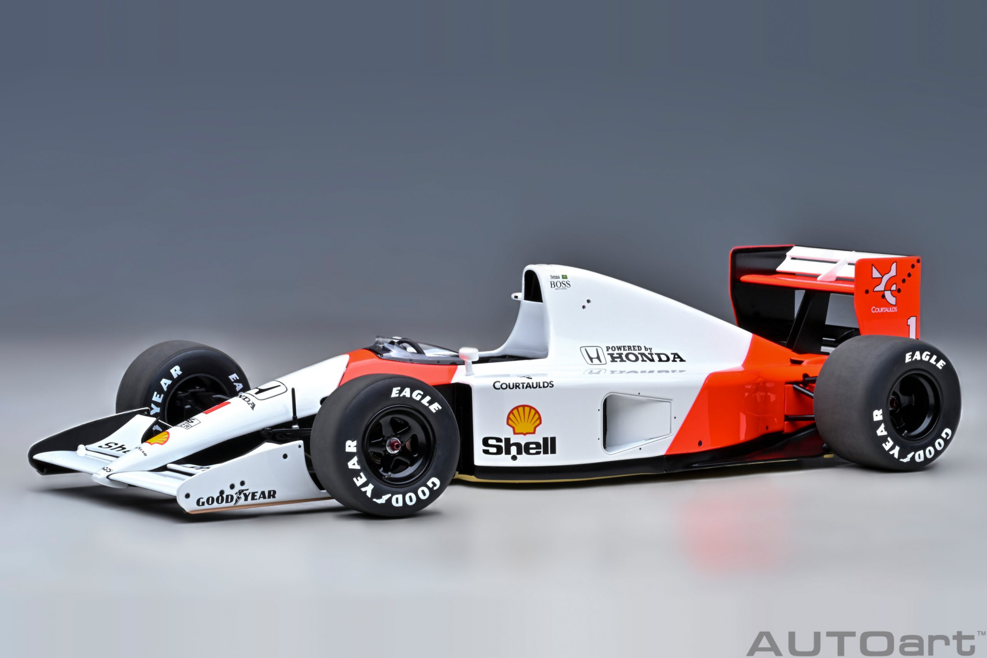 1/18 McLaren Honda MP4/6 1991 #1 (without McLaren logo) - 89150