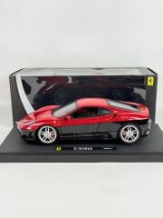 HATALI - 1/18 HOT WHEELS ELITE Ferrari F430 Red Black Limited Edition - N5421