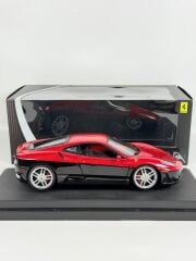 HATALI - 1/18 HOT WHEELS ELITE Ferrari F430 Red Black Limited Edition - N5421