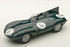 1/18 AUTOART Jaguar D-Type Le Mans 24 HRS Race Winner #6 J.M. Hawthorn / I.L. Bueb - 85586