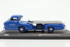 1/43 IXO Mercedes-Benz Race Car Transporter The blue wonder year 1955 blue