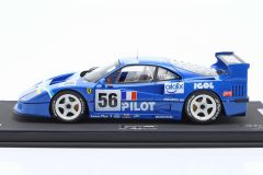 BBR-MODELS - FERRARI - F40 LM 3.5L TURBO V8 TEAM PILOT PEN RACING N 56 24h LE MANS 1996 MICHEL FERTE - OLIVIER THEVENIN - NICOLAS LEBOISSETIER