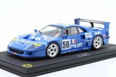 BBR-MODELS - FERRARI - F40 LM 3.5L TURBO V8 TEAM PILOT PEN RACING N 56 24h LE MANS 1996 MICHEL FERTE - OLIVIER THEVENIN - NICOLAS LEBOISSETIER