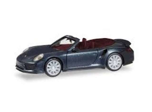 1/87 Porsche 911 Turbo Cabrio, black metallic