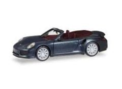 1/87 Porsche 911 Turbo Cabrio, black metallic
