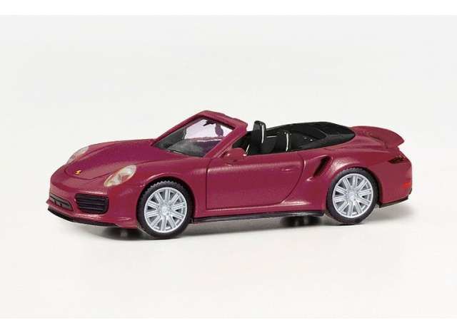 1/87 Porsche 911 Turbo Cabrio, red metallic