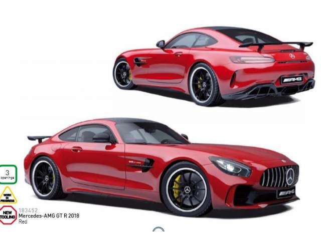 2018 Mercedes-AMG GT R, red
