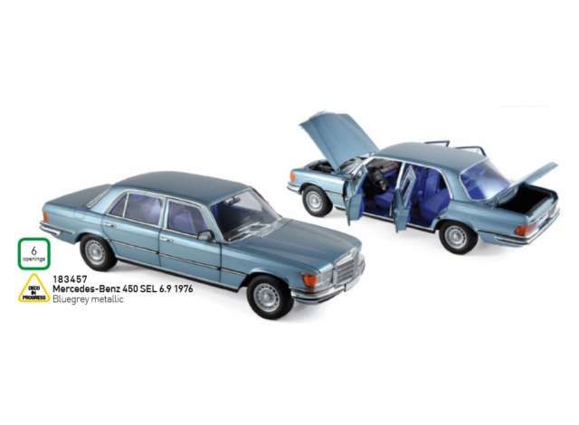 1976 Mercedes Benz 450 SEL 6.9, blue-grey metallic