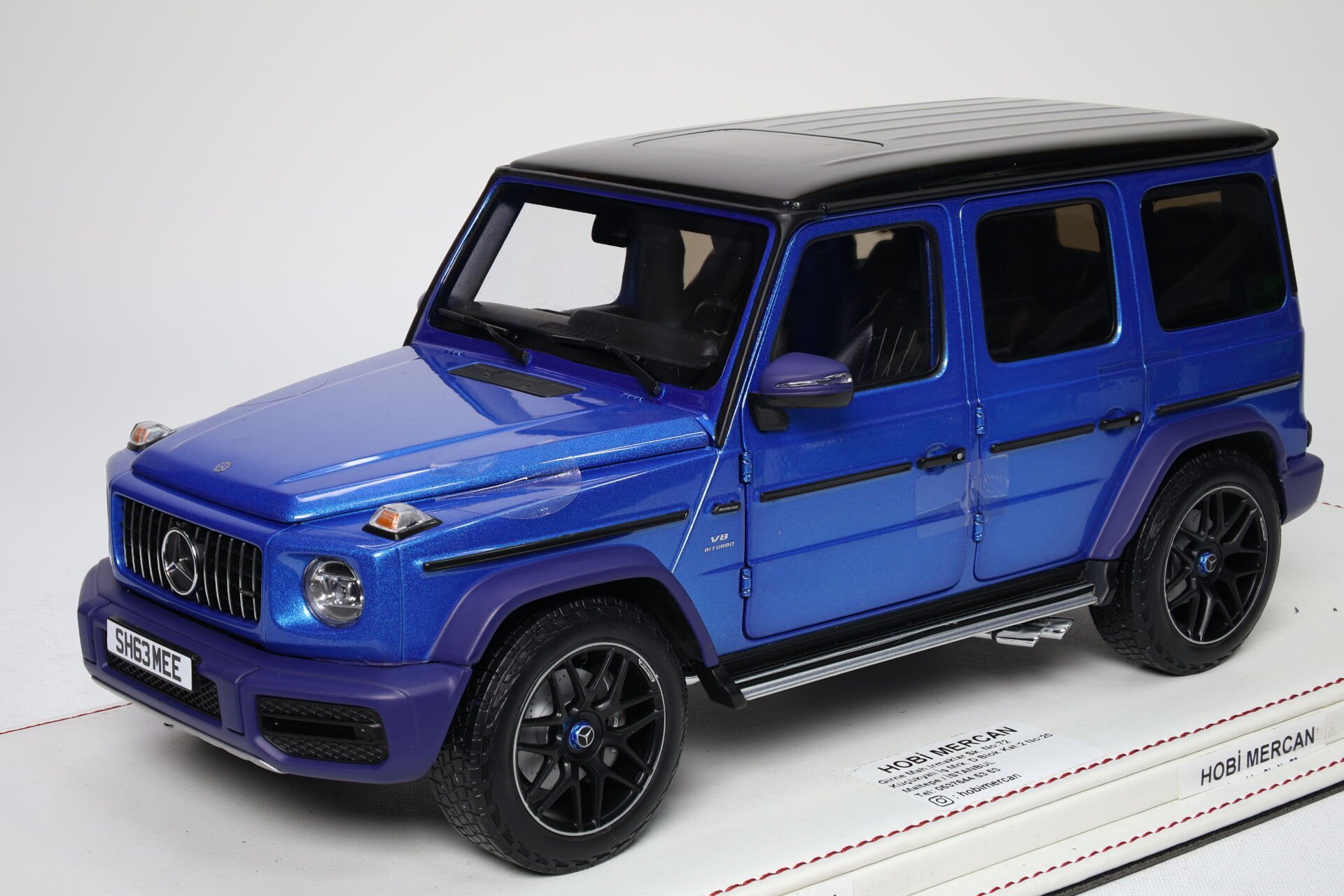 1/18 MINICHAMPS - MERCEDES-BENZ AMG G63 2018 BLUE