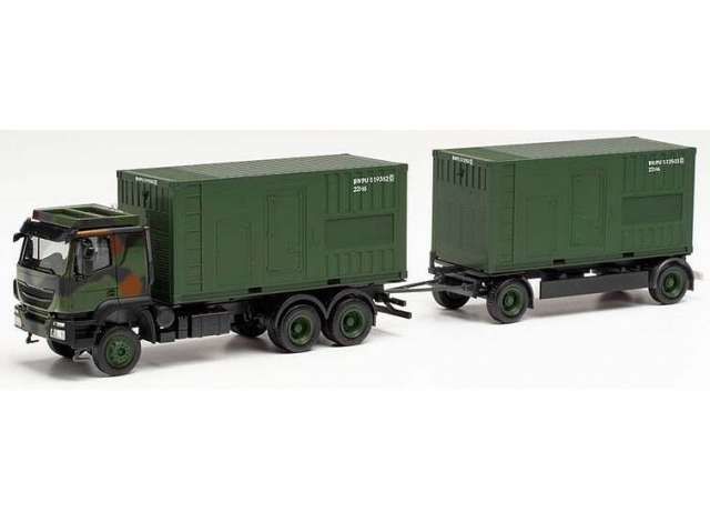 1/87 Iveco Trakker C.Hz. + Generator set armed forces, green