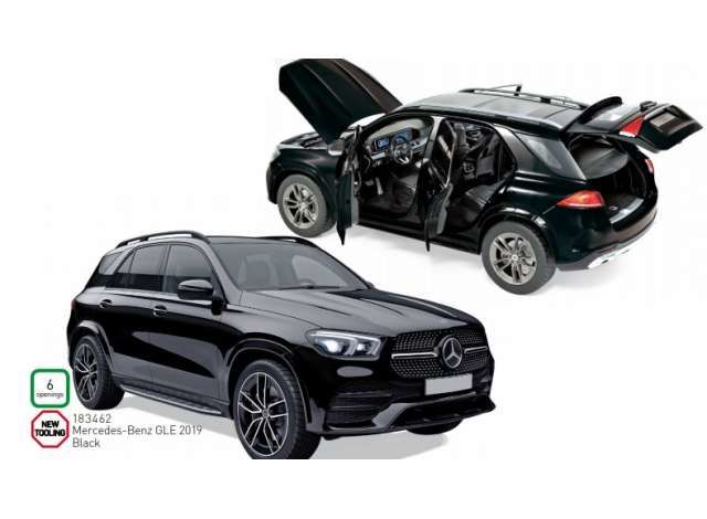 2019 Mercedes Benz GLE, black