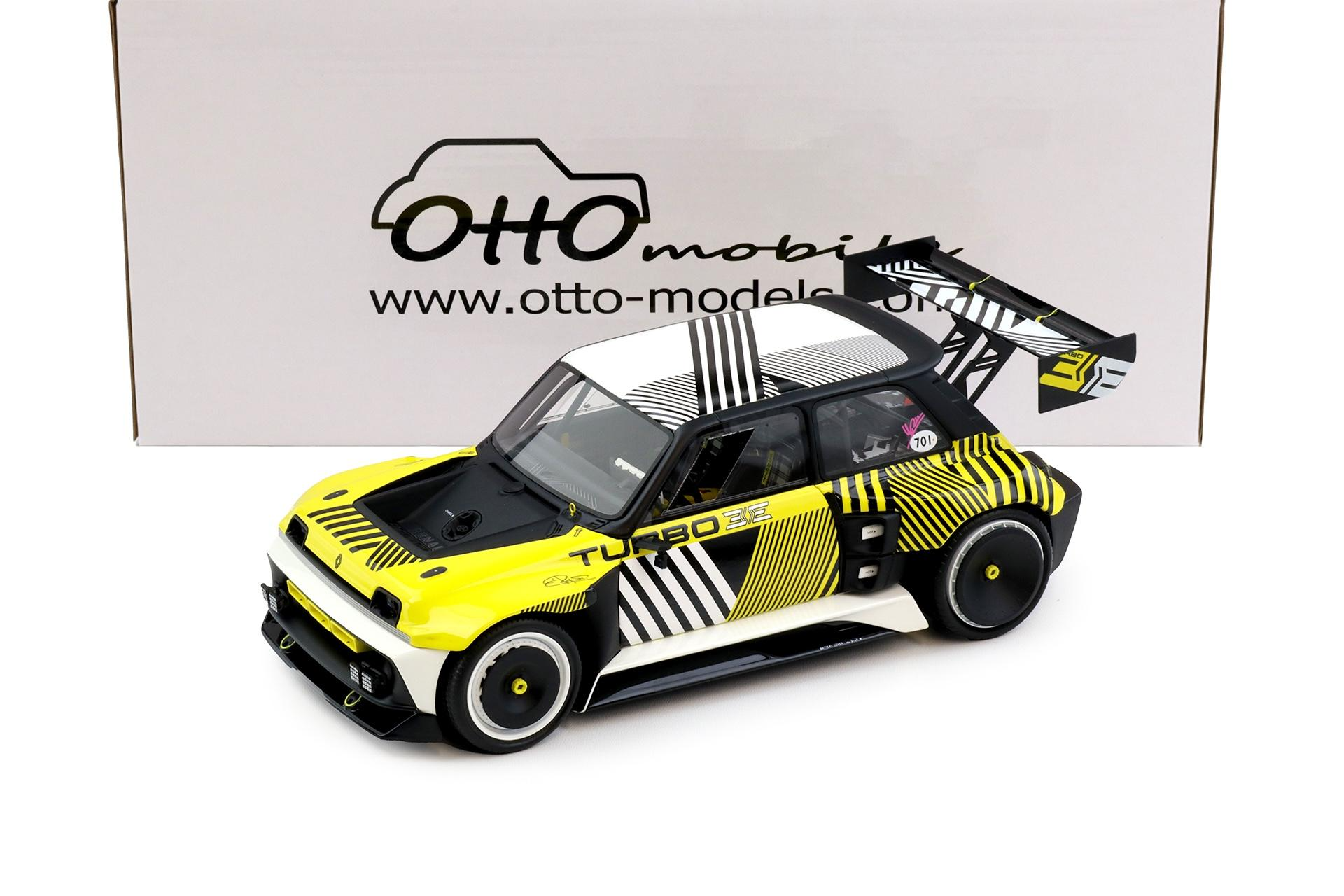 1/18 OTTO Renault 5 Turbo 3E E-Tech RMC Look 2024 yellow/ black - OT1171