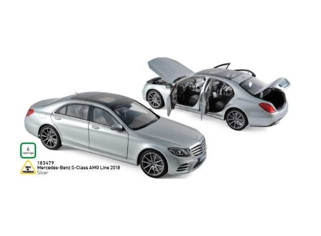 2018 Mercedes Benz S-Class AMG Line, silver
