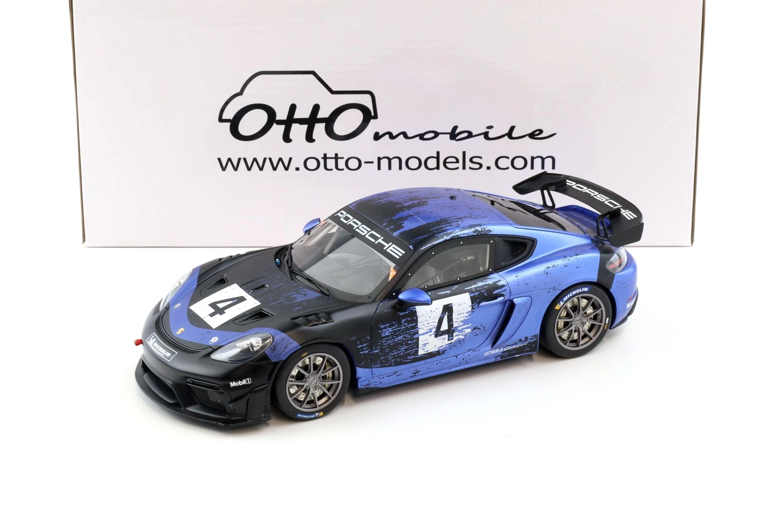 1/18 OTTO Porsche 718 Cayman GT4 RS CS #4 - OT469