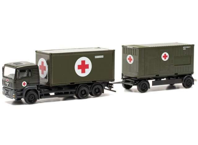 1/87 MAN TGA L C.Hz. (7,15m) 3a/2a Bundeswehr/SAN, green