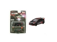 1/64 2017 Honda Civic Type R (FK8) customer racing study left hand drive, black/red
