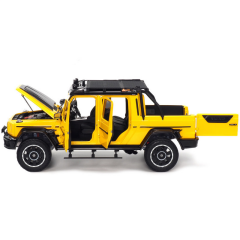 1/18 Almost Real 2020 Mercedes Benz Brabus G800 Adventure XLP Yellow