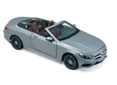 2015 Mercedes S-Klasse with closed black soft top, dark grey metallic