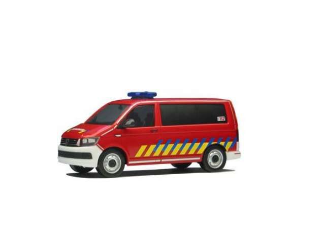 1/87 Volkswagen T6 Fire Department (B), red