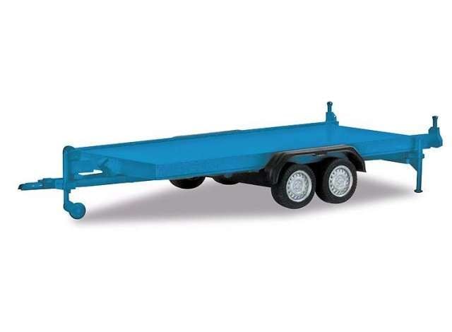 1/87 Car ambulance, trailer, blue