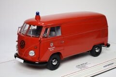 1/18 SCHUCO - VOLKSWAGEN - T1 SAMBA VAN FEUERWEHR BERLIN 1957