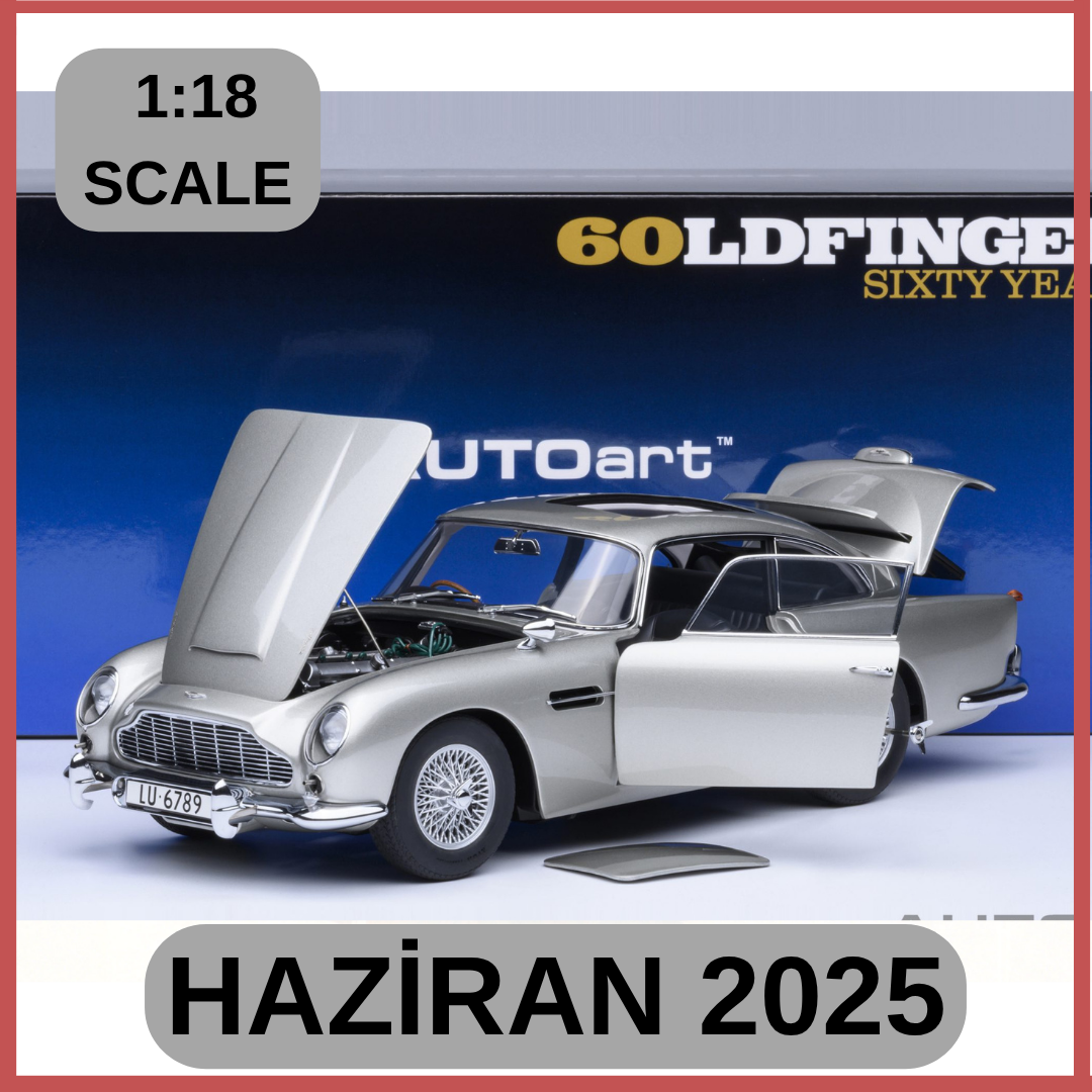 AUTOART - ASTON MARTIN - DB5 1964 - 007 JAMES BOND - GOLDFINGER - MISSIONE GOLDFINGER WITH WEAPONS