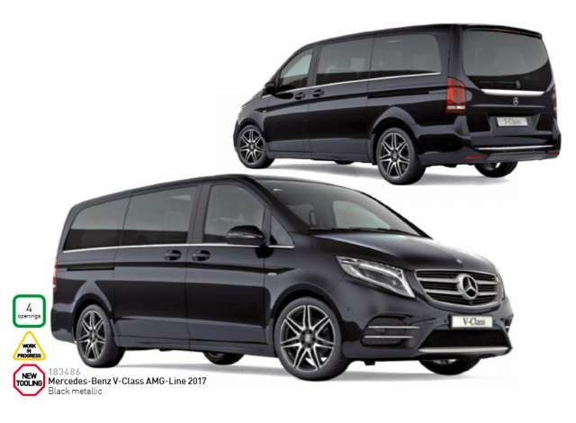 2017 Mercedes Benz V-Class AMG-Line, black metallic