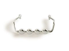 1/87 hanging lamp bracket (8pcs.), chrome