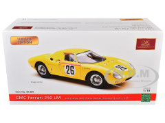 1/18 CMC FERRARI 250 LM RHD #26 2ND PLACE ''24H LE MANS'' (1965) - M264